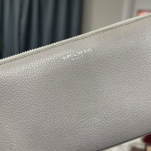 🩶SAINT LAURENT PARIS Zip Around Leather Wallet - Picture 6 of 16